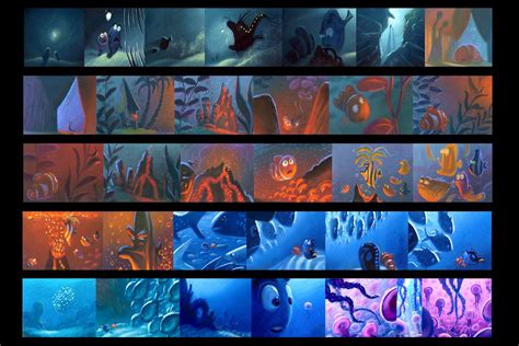 Finding Nemo - storyboard art | Arte conceitual da disney, Disney ...