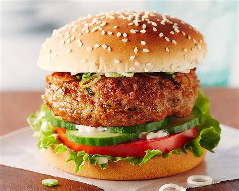 Chicken Burger Recipe - How To Make Chicken Burger - Sun Sky View