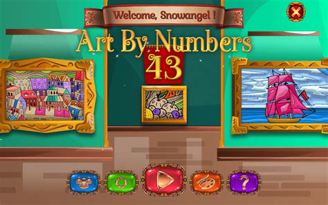 Art By Numbers 43 - Freegamest By Snowangel