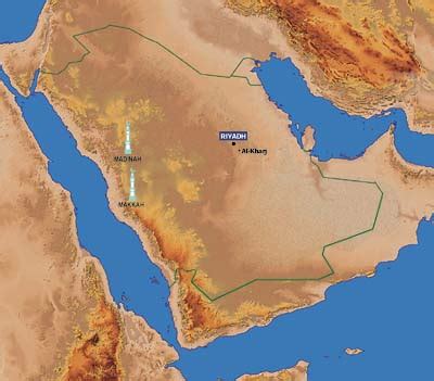 Al Kharj Map and Al Kharj Satellite Image