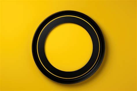 Premium AI Image | Yellow black background with space for text