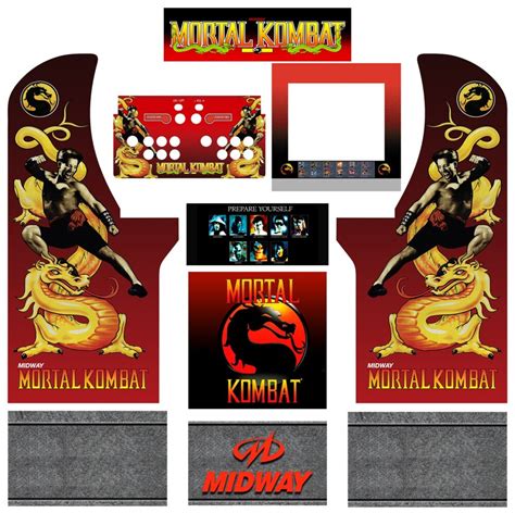 Mortal Kombat Arcade1Up Arcade Kit - GameOnGrafix