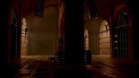 ArtStation - Medieval prison cell