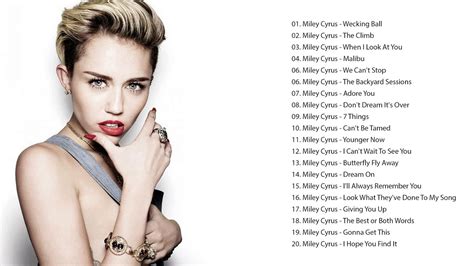 Top 10 Miley Cyrus Songs Youtube