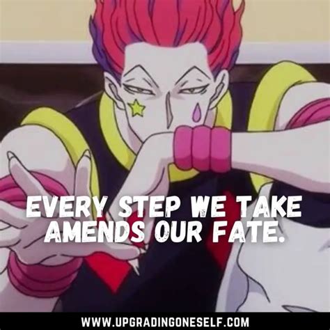 Hisoka quotes (1) - Upgrading Oneself