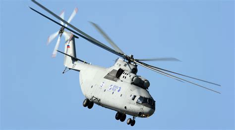 Heavenly heavyweight: the modernized Mi-26 helicopter made its first ...