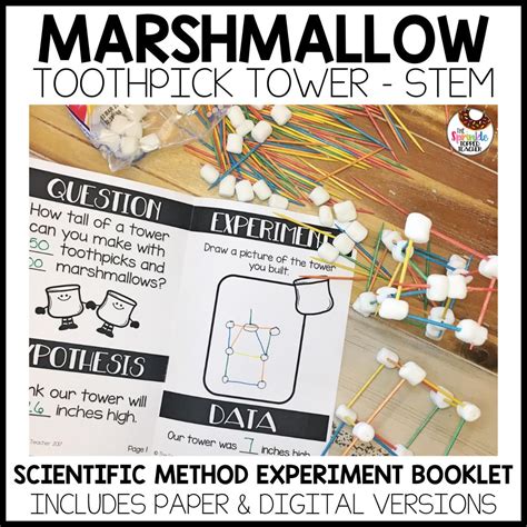 Marshmallow Toothpick Tower Science Experiment with the Scientific Met ...