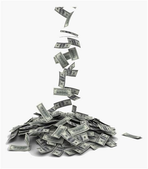 Falling Money Background Png -money Falling Into Pile, - Money Falling ...