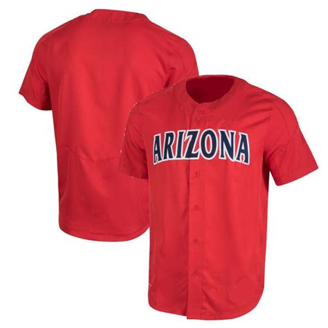 Arizona Wildcats Customizable College Style Baseball Jersey – Best ...