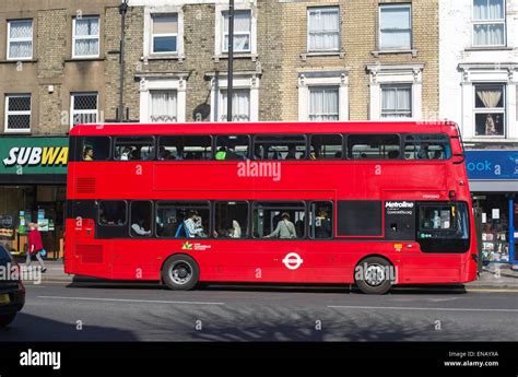 London Double Decker Bus Side View