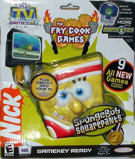 TV Games Jakks Pacific Spongebob Squarepants: Plug & Play II : Amazon ...