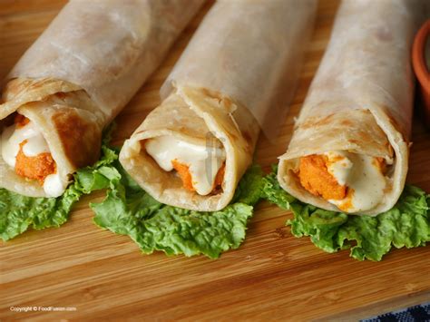 Chicken Cheese Paratha Roll – Food Fusion