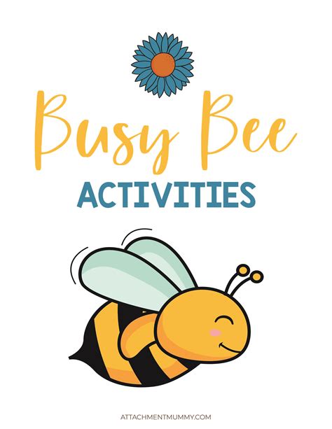 FREE Busy Bee Colouring and Activity Pack Printable for Kids