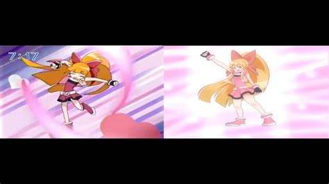 My animate Comparison powerpuff girl z blossom transformation - YouTube