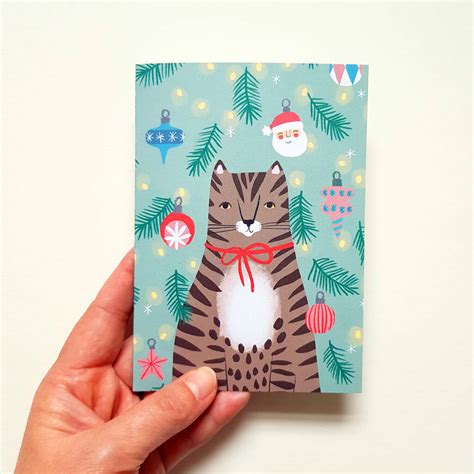 Illustrated Dogs And Cats Christmas Cards By Stephanie Cole Design