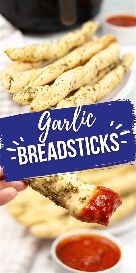 Air Fryer Garlic Breadsticks {Buttery and Crispy} | It is a Keeper