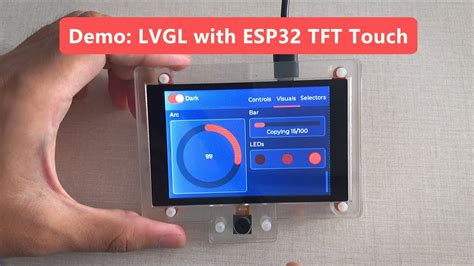 Demo: LVGL with ESP32 3.5 Inch TFT Touch Screen ILI9488 - YouTube