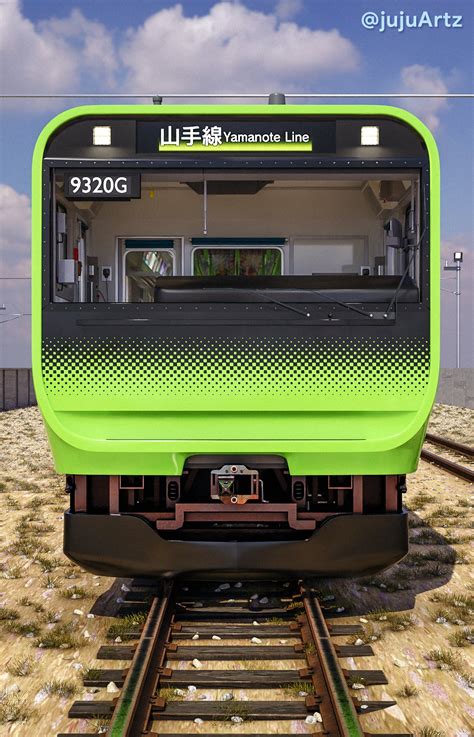 k6ura on Twitter: "RT @jujuArtz: Yamanote Line E235 Train 3D CG model ...