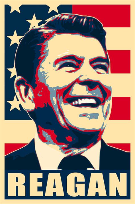 Ronald Reagan Poster Ronald Reagan Happy 40th President | Etsy