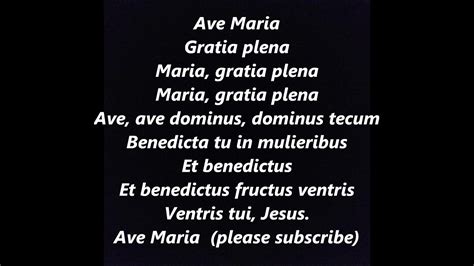 AVE MARIA SCHUBERT Lyrics Words text song Wedding Assumption Hail ...