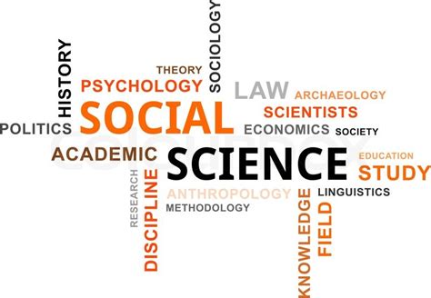 A word cloud of social science related ... | Stock vector | Colourbox