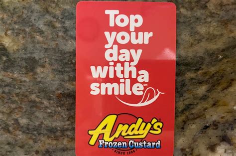 Andy's Frozen Custard Gift Card | 2023 Charming Virtual Auction ...