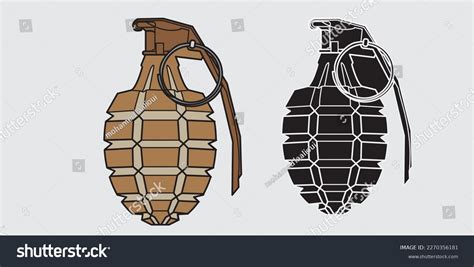 Hand Grenade Military Grenade Illustration Stock Vector (Royalty Free ...