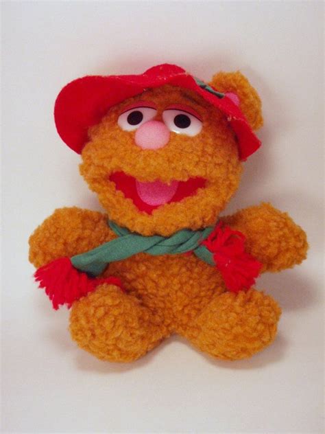 Baby Fozzie Bear Muppets Babies Christmas Holiday Plush Toy