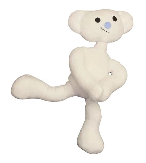 Buy MYIASQS7 Cute White Plush Toy, Cartoon Animation Peripheral Plush ...