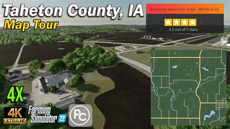 Taheton County, IA | Map Tour | Farming Simulator 22 - YouTube