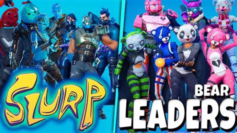 Fortnite ALL 7! SLURP Skins vs Leaders Team, Dance/Emote Battle Show # ...