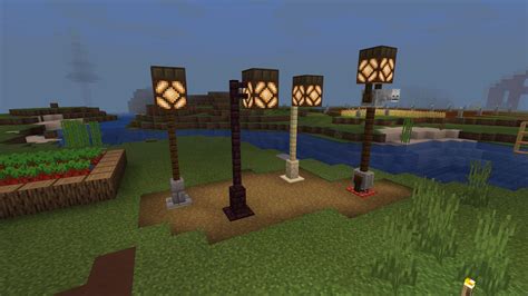 Minecraft street lamp design