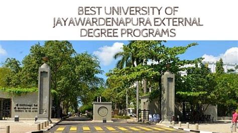 University of Sri Jayawardenapura is one of the highly recognized ...