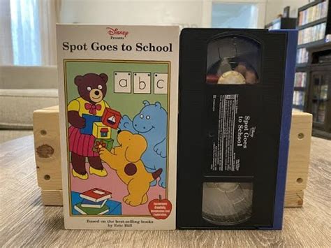 Disney Presents Spot: Spot Goes To School 2000/2002 VHS - YouTube