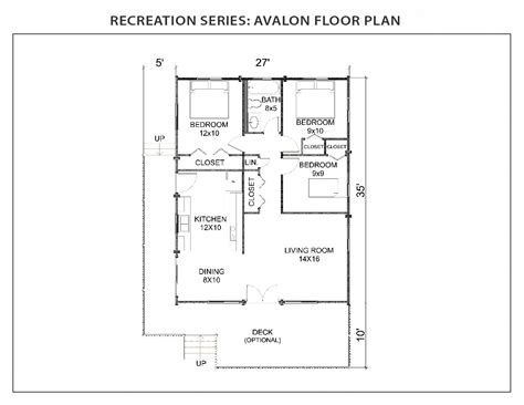 Avalon Floor Plan - Recreation Series | IHC