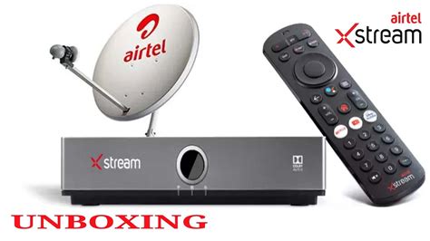 Airtel xstream set top box Unboxing - YouTube