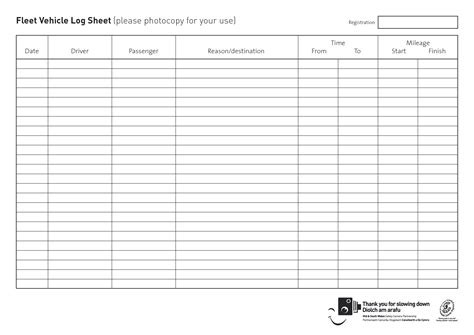 Military Vehicle Log Books | Fleet Vehicle Log Sheet (please photocopy ...