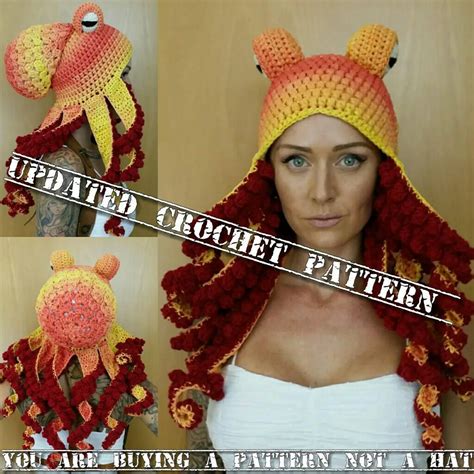 Crochet Octopus Hat Pattern • Free Crochet Tutorials and Patterns