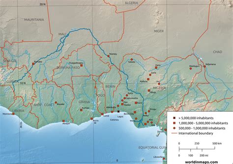 Niger river - World in maps