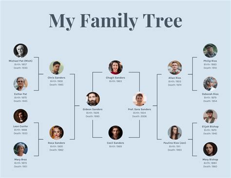 How to Make a Family Tree Diagram (+ Examples) - Venngage