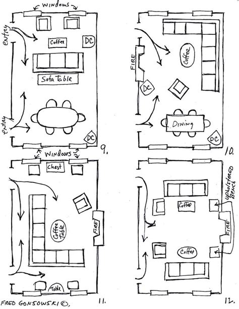 Arranging furniture TWELVE different ways in the Same Room | Living ...