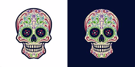 Sugar Skull Vector Art, Icons, and Graphics for Free Download