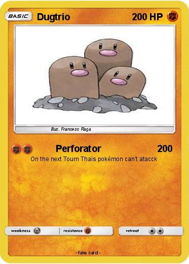 Pokémon Dugtrio 135 135 - Perforator - My Pokemon Card