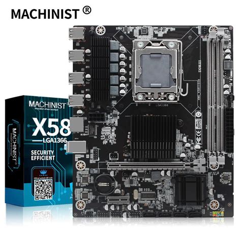 2021 MACHINIST X58 Desktop Motherboard LGA 1366 DDR3 REG ECC RAM Memory ...