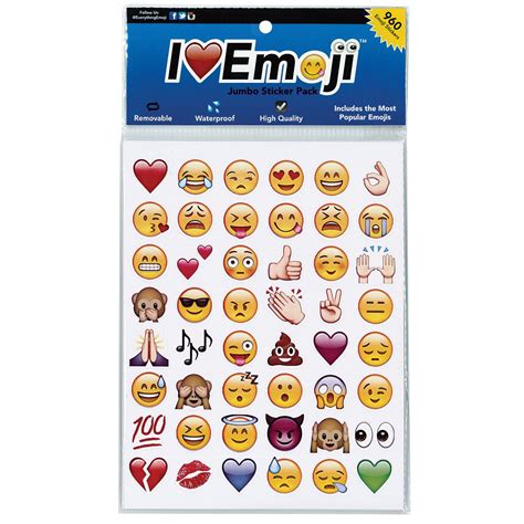 Emoji Sticker Pack-Instagram, Facebook, Twitter, iPhone Emoji stickers ...