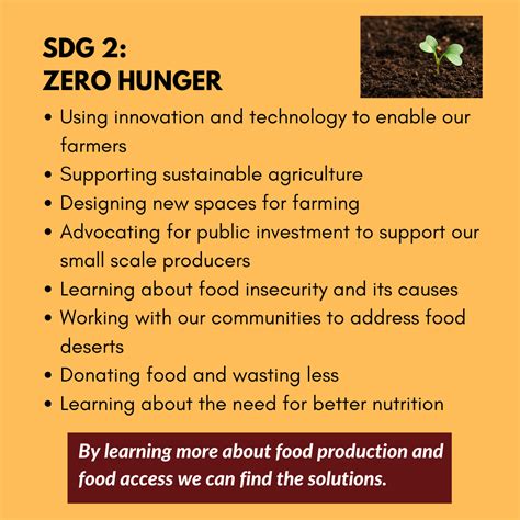 Zero Hunger | Agriculture design, Sustainable agriculture, Sustainable ...