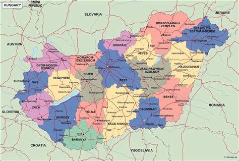 Map Of Hungary Europe – Topographic Map of Usa with States