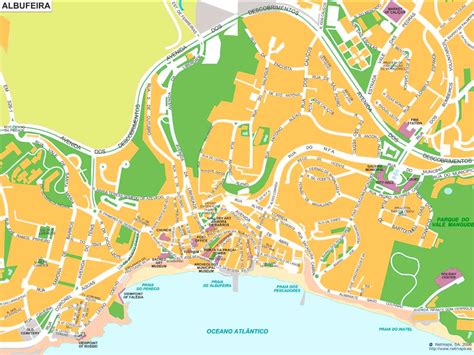 Albufeira tourist map - Ontheworldmap.com