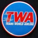 Trans World Airline logo before adding the "s" to become Trans World ...