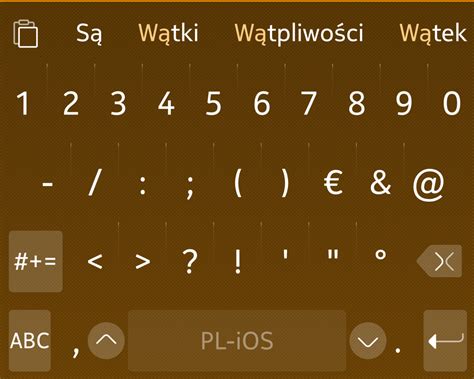 Polish keyboard layout with arrow keys. | OpenRepos.net — Community ...